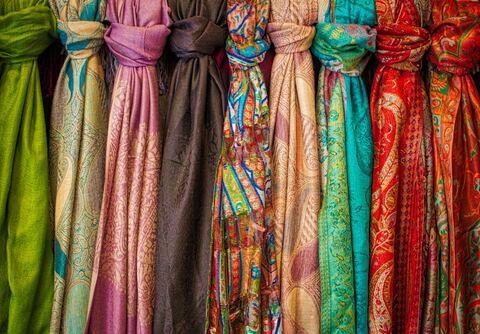 Silk scarves